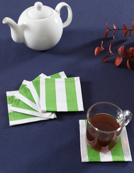Set of 6 Stripes Coasters