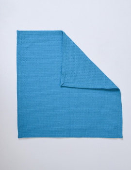 Multicolor waffle face towels