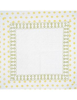 Multicolor cotton table cover