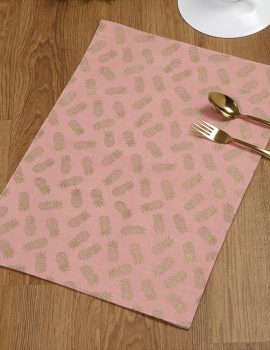Set of 4 – Pineapple cotton placemat