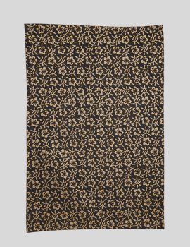 Set of 6 – Gold printed cotton placemat