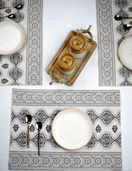 Set of 6 – Cotton printed placemat