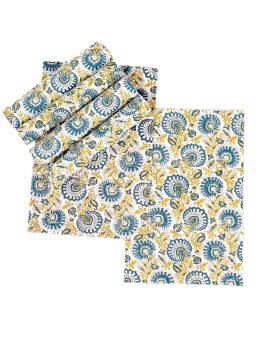 Set of 6 – Floral dining placemats