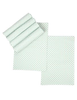 Set of 4 – Decortaive gold print placemat