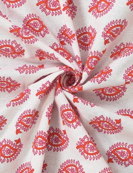Orange Cotton Table Cover