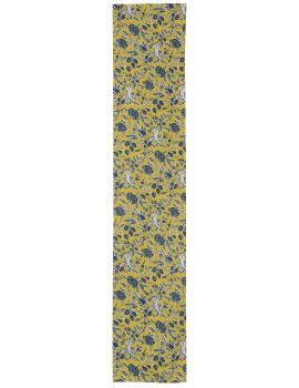 Printed Cotton Table Runner-Floral Design, 13″x70″, Stylish & Washable