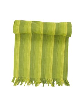 Shades Of Green Cotton Table Runner