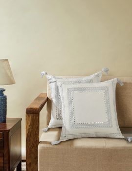 Set Of 2 – Velvet Mirror Decorative Cushion Cover – 18″X 18″
