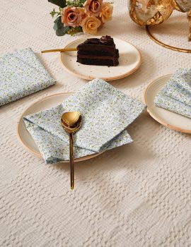 Set Of 6 – 12″X12″ Ditsy Floral Cotton Table Napkins