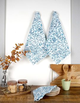 Set of 3 – Floral Tea Towel/ Kitchen Towel