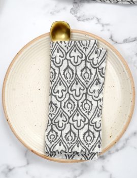 Set Of 6 – 12″X12″ Cotton Printed Cocktail Napkin