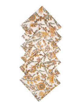 Set Of 6 – 10″X10″ Tulip Cotton Everyday Napkin