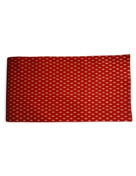 Red With Gold Print Cotton Table Runner – 14″X72″
