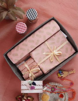 Festive Table Gift Set with Rakhis and Roli Chawal-Rakhi Edition