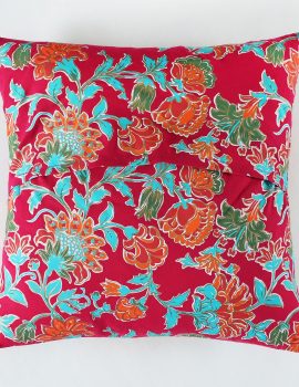 Set of 2 – Pink Floral Decortive Sofa Cushion Cover – !6″x16″