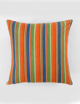 Set of 2 – Multicolour Stripes Cotton Cushion Cover