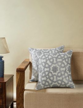Set Of 2 – Decorative Living Room Cushion Covers – 18″X 18″